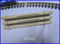 RARE LGB 72435 Blue 0-4-0 Mannesmann G Gauge Scale Smoke Sound Starter Train Set