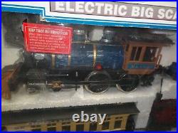 RARE VINTAGE New Bright ELECTRIC G Scale Train Set, W. A. R. R. #376 No Track