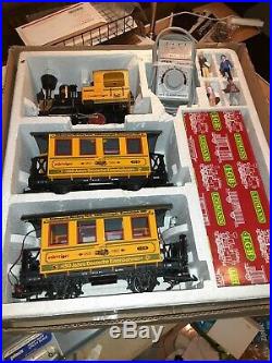 Rare. Limited Edition LGB, G Scale Yellow Train Set From Germany # 20528
