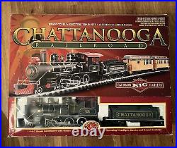 Rare Vintage Bachman Big Haulers Chattanoog G Scale Train Set Works! In Box