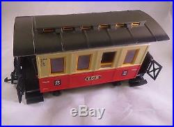 Rare! Vintage Lehman Gross Bahn Train Set With Track, Transformer & Figurines