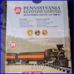 Ready to Play Pennsylvania G Gauge Starter Train Set 35pc with Light & Sound