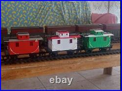 Red, White and Green Caboose Train Set Country Flag Decor Collectors Item