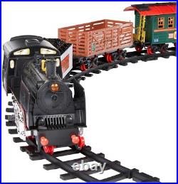 Remote Control Steam Engine Hobby Train Set with Tender and Gondola and Cabo Remote Control Steam Engine Hobby Train Set with Tender and Gondola and Cabo