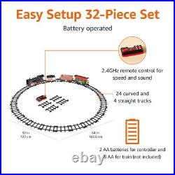 Remote Control Steam Engine Hobby Train Set with Tender and Gondola and Cabo Remote Control Steam Engine Hobby Train Set with Tender and Gondola and Cabo