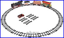 Remote Control Steam Engine Hobby Train Set with Tender and Gondola and Cabo Remote Control Steam Engine Hobby Train Set with Tender and Gondola and Cabo