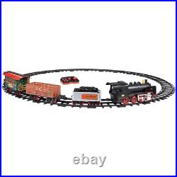 Remote Control Steam Engine Hobby Train Set with Tender and Gondola and Cabo Remote Control Steam Engine Hobby Train Set with Tender and Gondola and Cabo