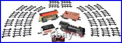 Remote Control Steam Engine Hobby Train Set with Tender and Gondola and Cabo Remote Control Steam Engine Hobby Train Set with Tender and Gondola and Cabo