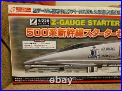 Rokuhan G004-1 Z Gauge 500 Series Bullet Train Shinkansen Starter Set new F/S Rokuhan G004-1 Z Gauge 500 Series Bullet Train Shinkansen Starter Set new F/S