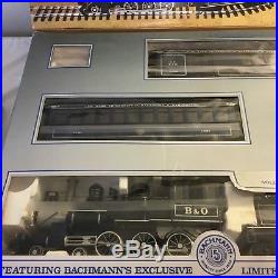 Royal Blue G Scale Bachmann Steam Locomotive Train Set #90016