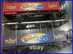 Set 2 LGB 32253 Christmas Observation Cars, G Scale, 1988, Germany, C7/EX Rare