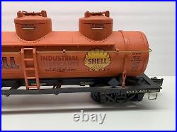 Set Of 2 Aristocraft Large Scale Train Cars Shell Tank & NYC Box Car 129 Scale