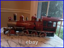 Set of 3Bachmann G Scale North Star 4-6-0 Train Engine withCoal Tender & Caboose
