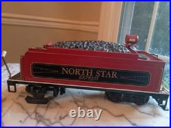 Set of 3Bachmann G Scale North Star 4-6-0 Train Engine withCoal Tender & Caboose Set of 3Bachmann G Scale North Star 4-6-0 Train Engine withCoal Tender & Caboose