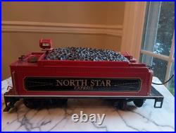 Set of 3Bachmann G Scale North Star 4-6-0 Train Engine withCoal Tender & Caboose