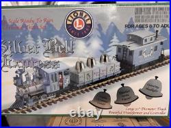 Silver Bells Express / Christmas Steam Train Set G Scale 8-81024 Lionel New