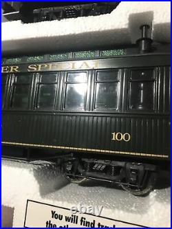 Suwannee River Electric Train Set G Scale 4-6-0 Steam Locomotive Coal Tender