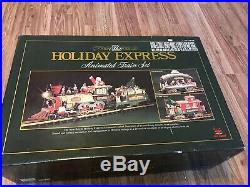 The HOLIDAY EXPRESS Animated Train Set #384 Christmas By NEW BRIGHT