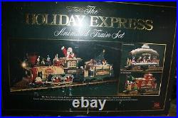 The HOLIDAY EXPRESS ELECTRIC G Scale Christmas Train Set #380 1997 /New Bright