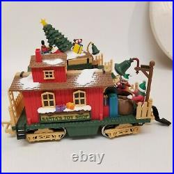 The HOLIDAY EXPRESS New Bright Animated Christmas Train Set #380 1996