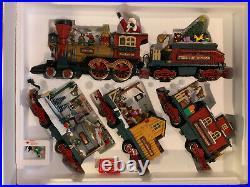 The HOLIDAY EXPRESS New Bright Animated Christmas Train Set #385 Spec 2000 Ed