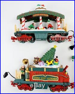 The Holiday Express Animated Musical Train Set G Gauge Santa & Elves New Bright