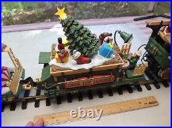 The Holiday Express Animated Toy Train Set Limited Edition 1997 G Scale