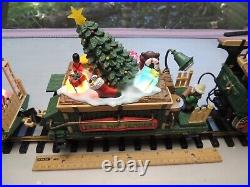 The Holiday Express Animated Toy Train Set Limited Edition 1997 G Scale