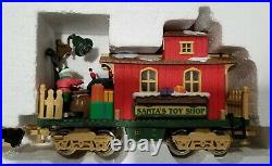 The Holiday Express Animated Train Set 380, New Bright 1997 G Scale Complete