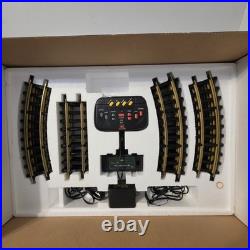 The Holiday Express Animated Train Set Christmas Log Mill Wood Car Set of 2 New