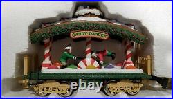The Holiday Express Animated Train Set, New Bright 1997 G Scale Complete
