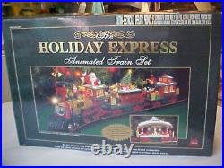 The New Bright Holiday Express Animated Train Set 384 Lights & Music / 100%