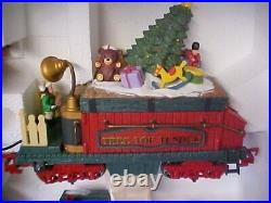 The New Bright Holiday Express Animated Train Set 384 Lights & Music / 100%