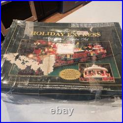 The New Bright Holiday Express Animated Train Set#384 Lights & Music Complete