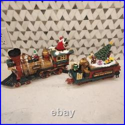 The New Bright Holiday Express Animated Train Set#384 Lights & Music Complete