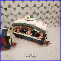The New Bright Holiday Express Animated Train Set#384 Lights & Music Complete