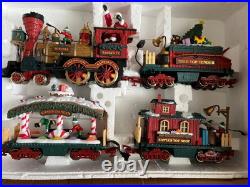 The New Bright Holiday Express Animated Train Set#384 Lights & Music Read info