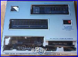 Train G Scale New Bachmann Set Large Royal Blue Big Hauler Electric Operated