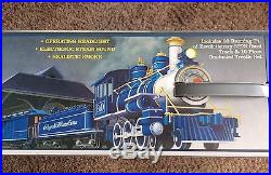 Train G Scale New Bachmann Set Large Royal Blue Big Hauler Electric Operated