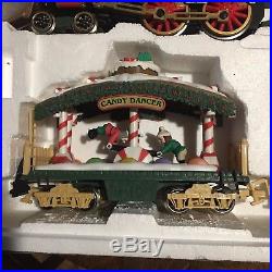 Train Set Animated The HOLIDAY EXPRESS NEW BRIGHT #380 IN BOX Works RARE