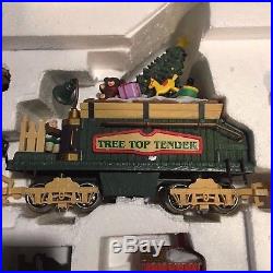 Train Set Animated The HOLIDAY EXPRESS NEW BRIGHT #380 IN BOX Works RARE