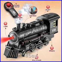 Train Set Train Toys for Boys WithSmokes, Lights & Sound