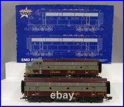 USA Trains 22254 G Canadian Pacific F3 AB Diesel Locomotive Set/Box