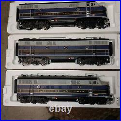 USA Trains ABA F-3 Set Baltimore and Ohio R22251 and R22351 G Scale