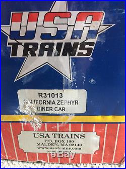 USA Trains California Zephyr 3 passenger car set