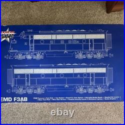 USA Trains G Gauge EMD F3 A-B Southern Pacific Diesel Set. 6149A and B