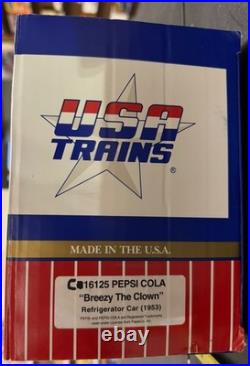USA Trains G Scale 8 Piece Pepsi Train Set