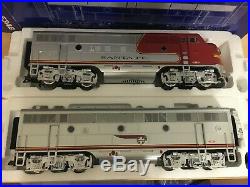USA Trains G Scale Diesel Locomotive EMD F3AB Set Santa Fe Original Box