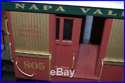 USA Trains G Scale Napa Valley Wine Train Exclusive Passenger Car Set, Excellent