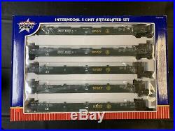USA Trains G-Scale R17155 BNSF Intermodal 5 Unit Articulated Set SEALED NIB